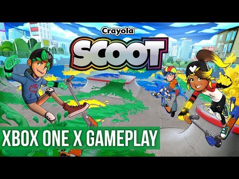Crayola Scoot ► Xbox One X Gameplay / Preview
