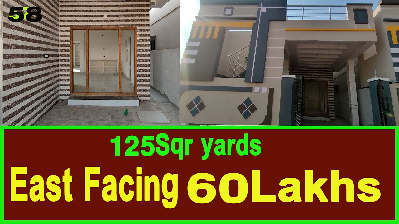 Brand new East facing 2bhk independent house for sale below 60Lakhs