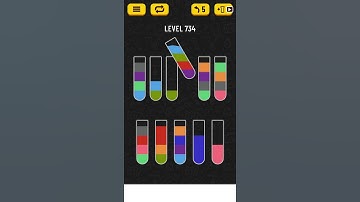 【Water Sort Puzzle】 Level 734
