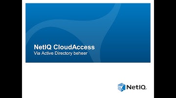 NetIQ CloudAccess