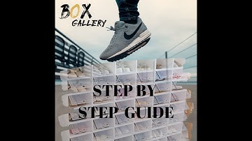Step By Step Guide How To Stack Your Shoe Box