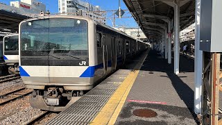 JR常磐線E531系0番台水カツK420編成 水戸駅発車