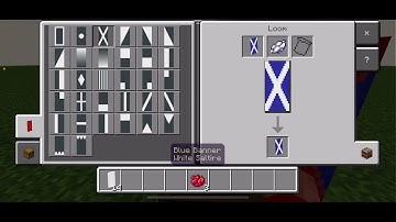 How to make A United Kingdom Flag in Minecraft.  Easy tutorial