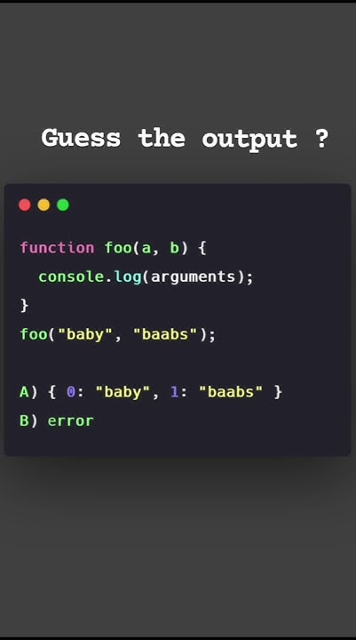 Comment your answers and let's learn JavaScript together. The correct ...