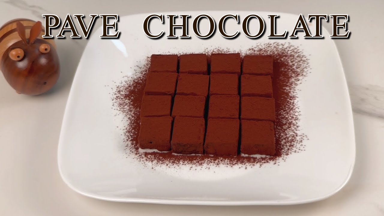 [파베초콜릿 만들기|제과기능장의]소문난 맛집의 발렌타인데이 생초콜릿 만들기~촉촉하고 꾸덕한 맛|Pave chocolate recipe |Nama chocolate
