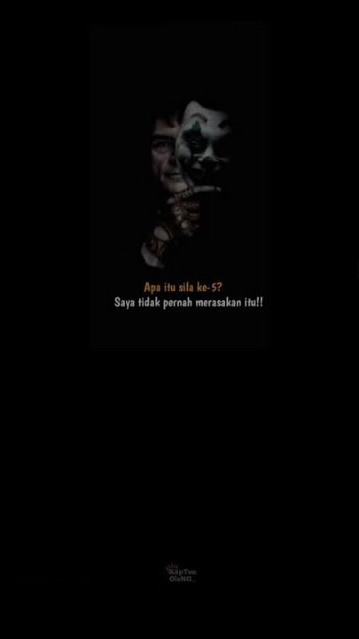 Apa itu sila ke-5 Saya tidak pernah merasakan itu ! #Shorts