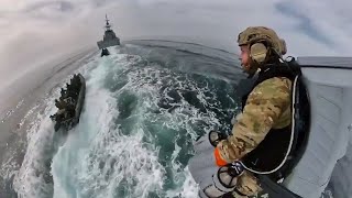 Royal Marines test out jet suit over water for Maritime Boarding Operation screenshot 3