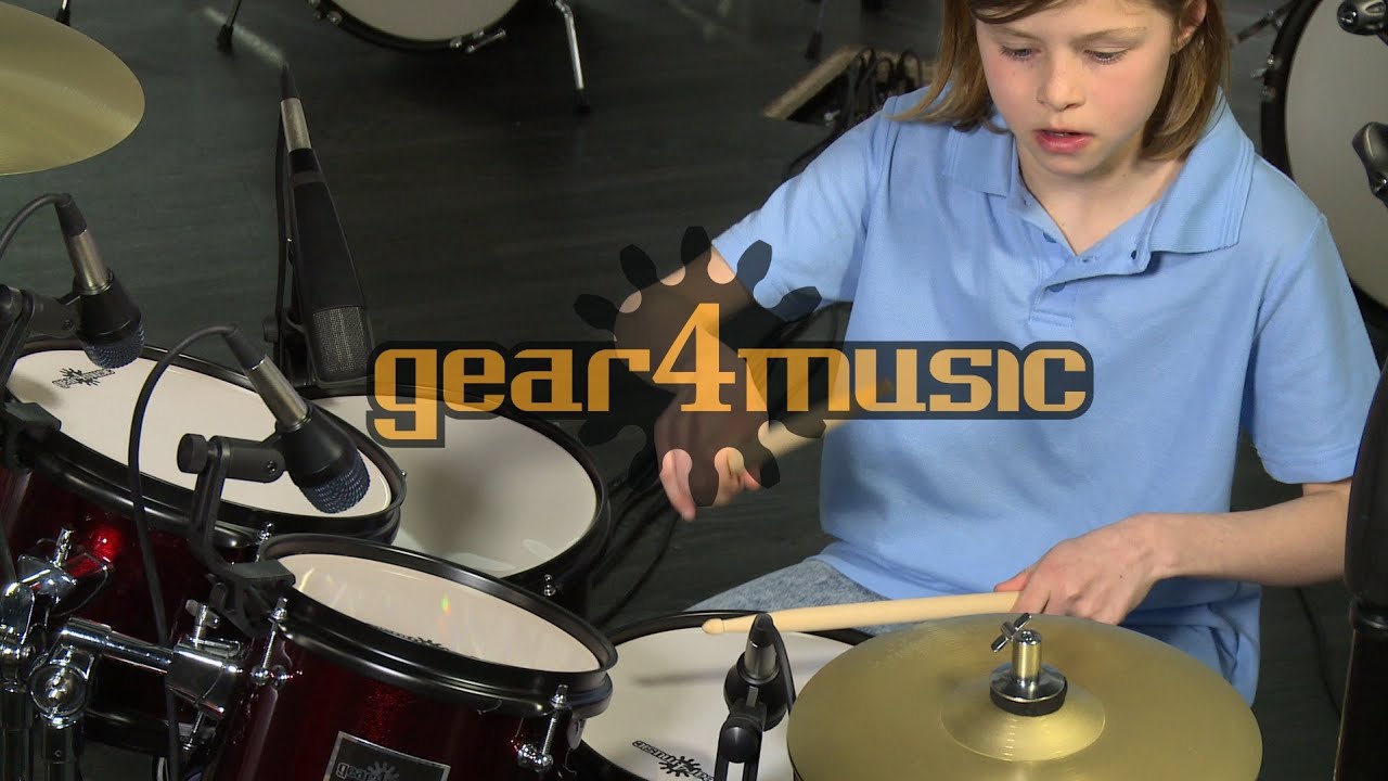 Junior 5 Piece Drum Kit by Gear4music