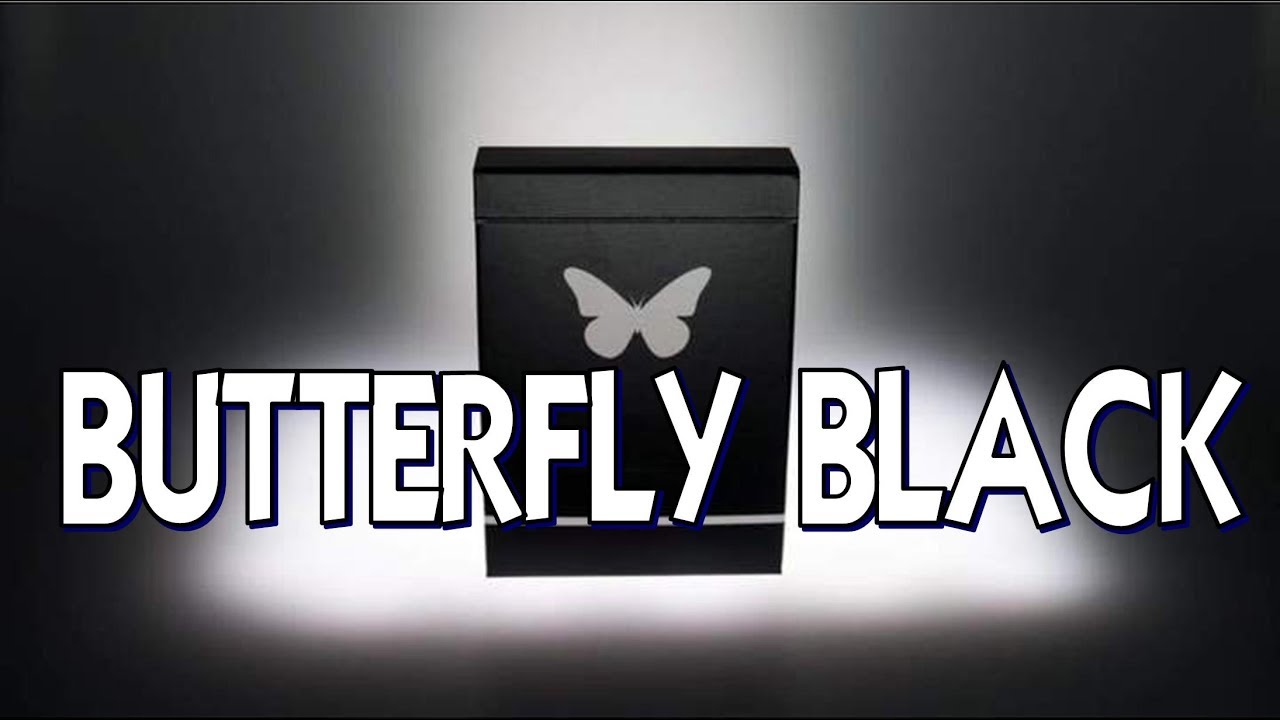 Butterfly Playing Cards Édition Noir & Blanc - Système De Marquage Révolutionnaire - Cartes Magie Pro - Deck Prestige