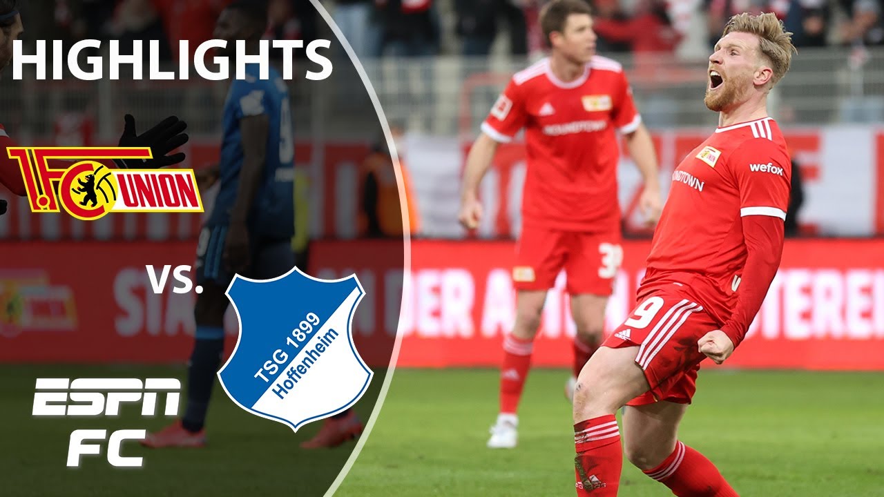 Prömel’s late goal lifts Union Berlin in win against Hoffenheim | Bundesliga Highlights