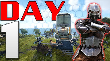 DOMINATING Day 1 As a DUO on Ark