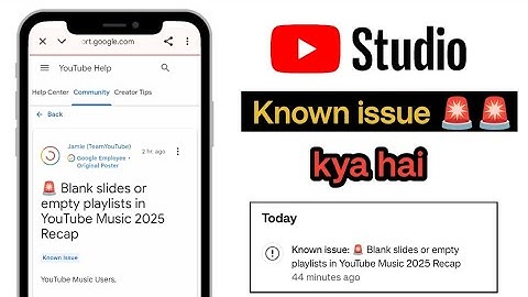 Known issue:🚨Blank slides or empty playlists in YouTube Music 2025 Recap Today Problem