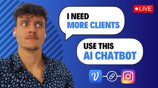Building An AI Lead Generation Chatbot For Instagram DMs (LIVE)