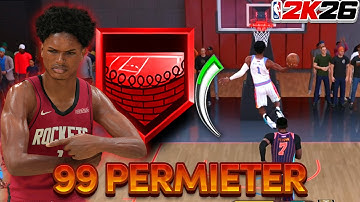 THIS 99 PERIMETER Amen Thompson build is a TWO WAY ISO LOCKDOWN in NBA2K26