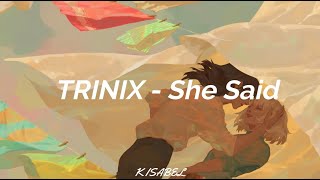 TRINIX   She Said (Big Jet Plane) sub español / lyrics Resimi