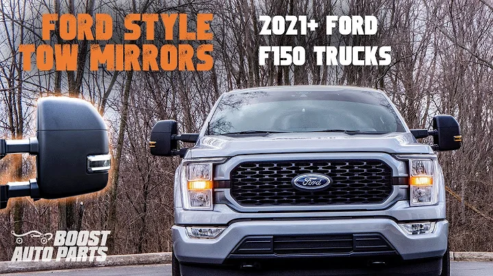 2021-2025 Ford F-150 Towing Mirror Retrofit - Upgrade Visibility & Appearance - Boost Auto