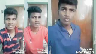 Polladhavan dubsmash... Santhanam Dhanush karunas Tamil dubsmash