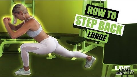 How To Do A STEP BACK LUNGE | Exercise Demonstration Video and Guide
