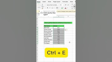 Excel - Extract Initials from Names (Get Your Excel Skills Sharp!)