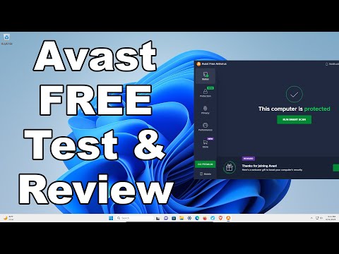 Avast FREE Antivirus Test Review 2023 Antivirus Security Review Security Test 