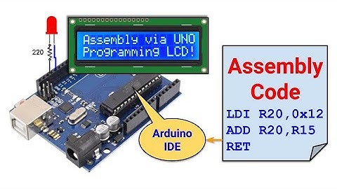 Assembly via Arduino (part 5) - Programming LCD