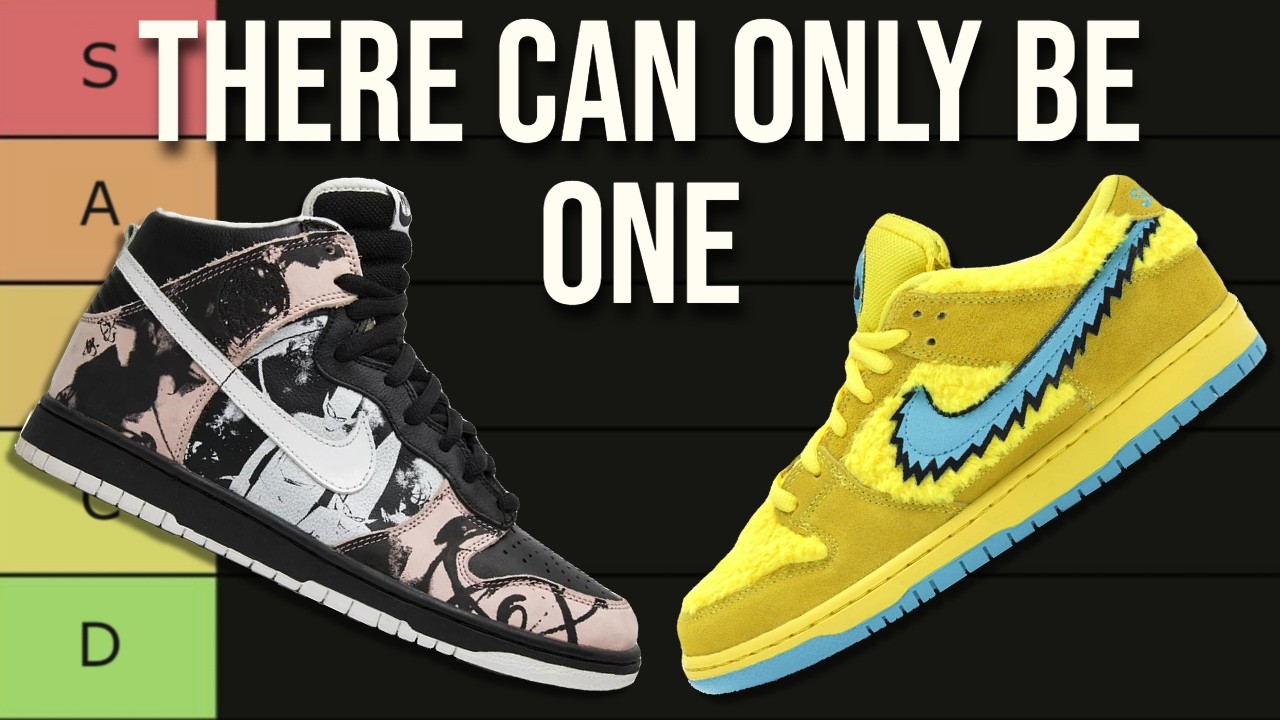 Ranking The Best Music Themed Nike Dunks - YouTube