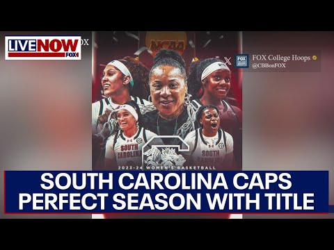 South Carolina tops Caitlin Clark, Iowa to claim NCAA title, capping 38-0 season | LiveNOW from FOX