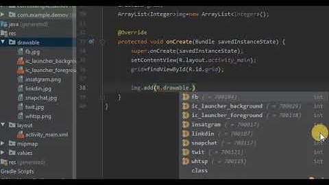 Gridview onClickListner Part-1 | Openanother App | With Source code | Hindi