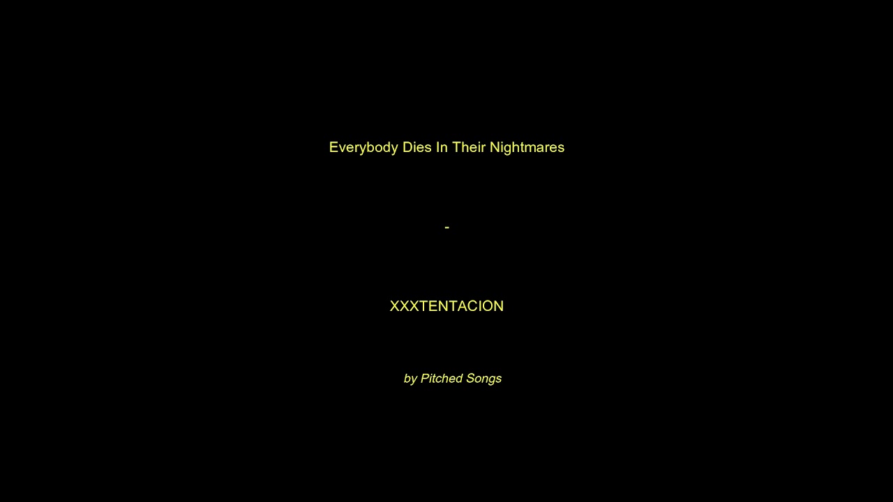 everybody dies in their nightmares piano everybody dies in their nightmares piano
