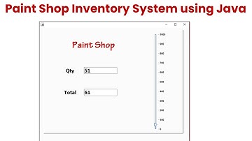 Paint Shop Inventory System using Java