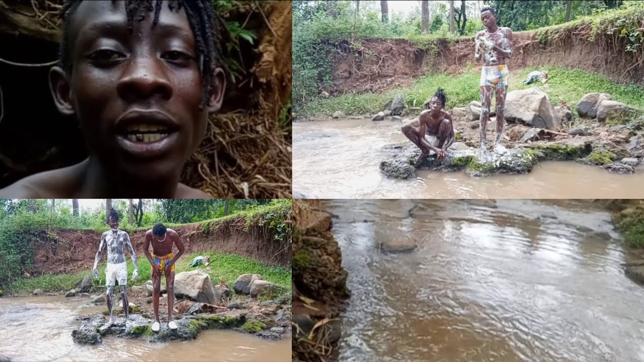 ME AND MY FRIEND AT THE RIVER  GETTING A GOOD SHAW 🍆🍆💦JUST SHOW SOME MORE LOVE ❤❤❤ 💦 