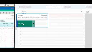 How to add an Appointment Note