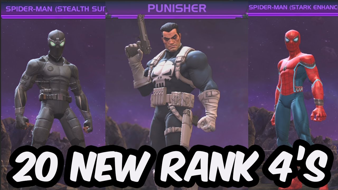 20 New 7 Star Rank 4 Champions - MY BIGGEST 7 STAR RANK UP VIDEO - Marvel Contest of Champions