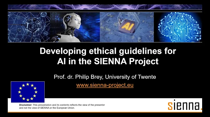 SIENNA | Our work on the ethical, legal and human rights of Artificial Intelligence