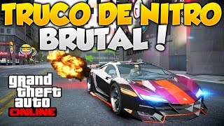 GTA V Online Truco de NITRO!! Brutal EL COCHE MAS RAPIDO DEL JUEGO GTA 5 Online