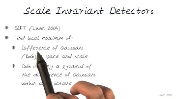 Scale Invariant Detectors 2