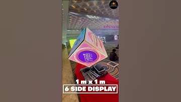 1.5m Edge Led Cubes | Different EDGE LED Cube Sizes | 6 Display Sides #ledcube