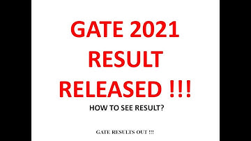 GATE 2021 RESULT DECLARED I CHECK RESULT download gate 2022 answer key agricultural engineering