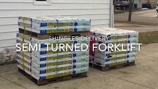Semi Truck to Forklift transformation for home delivery