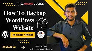 How to Backup WordPress Website (The Easy Way) Urdu / Hindi