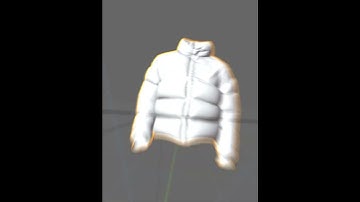 3D Puffer Jacket Mockup. Tutorial coming soon! #blender #photoshop