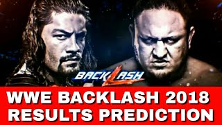 Wwe Backlash 6 May 2018 Results Highlights