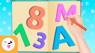Aprende a escribir  Números y letras para niños