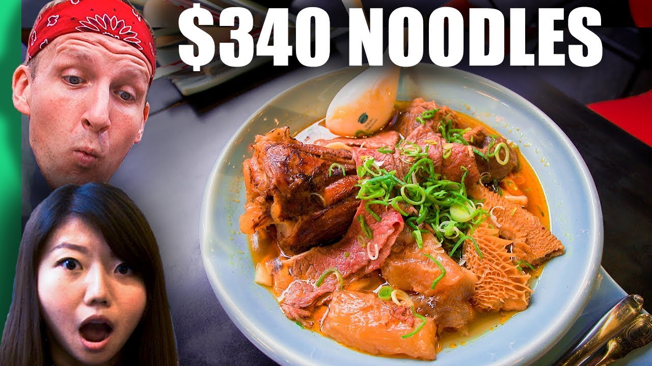 $3 Noodles VS $340 Noodles! (WORLD RECORD Breaking Bowl of Noodles!) | Best Ever Food Review Show