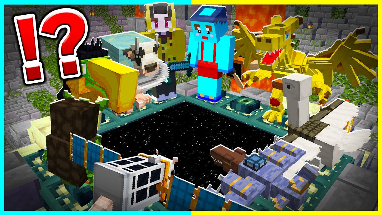 空を飛ぶAIモンスターたちが仲間になってくれる世界でマインクラフト【まいくら / マインクラフト】