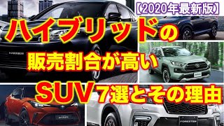 【なぜ】ハイブリッドの販売割合が高いSUV7選｜ガソリンより売れている理由は？ヴェゼル、RAV4、フォレスターなど