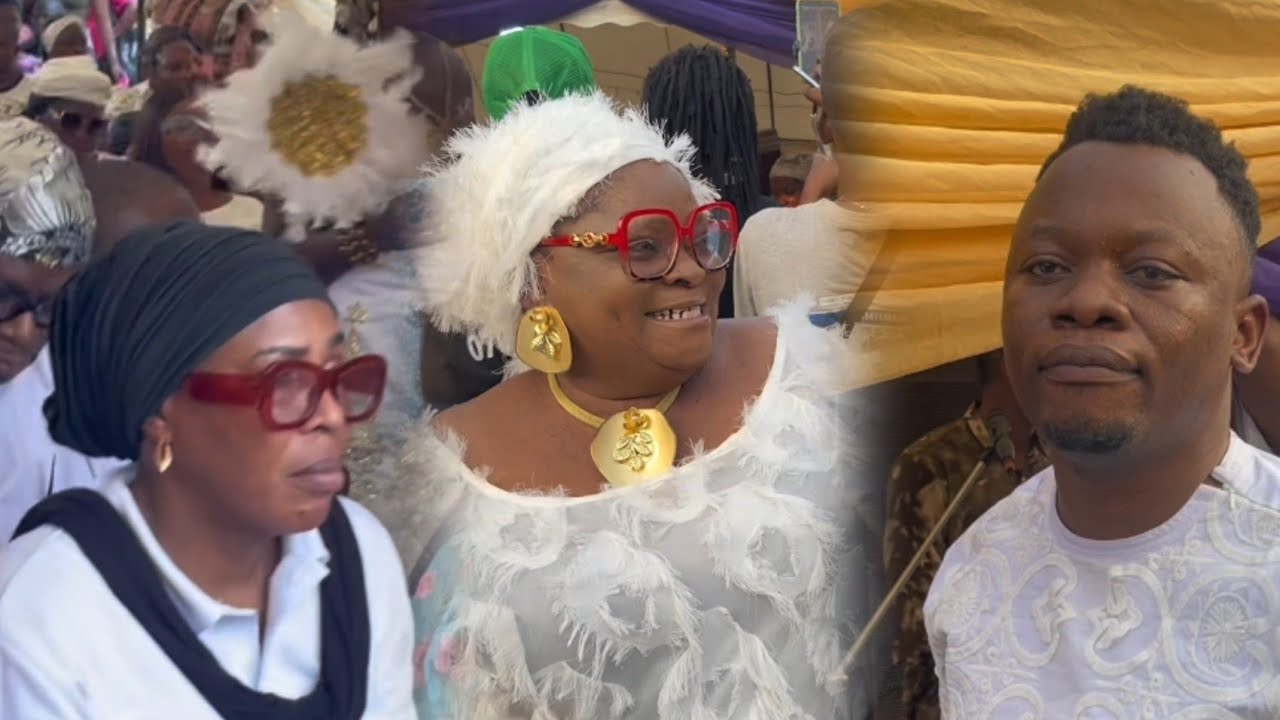 SEE HOW MAMA NO NETWORK SURPRISE FATHIA WILLIAMS WITH DANCING STEPS @ HER MOTHERS WAKE KEEPING 