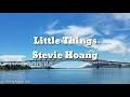 Stevie Hoang- Little Things|Lyrics