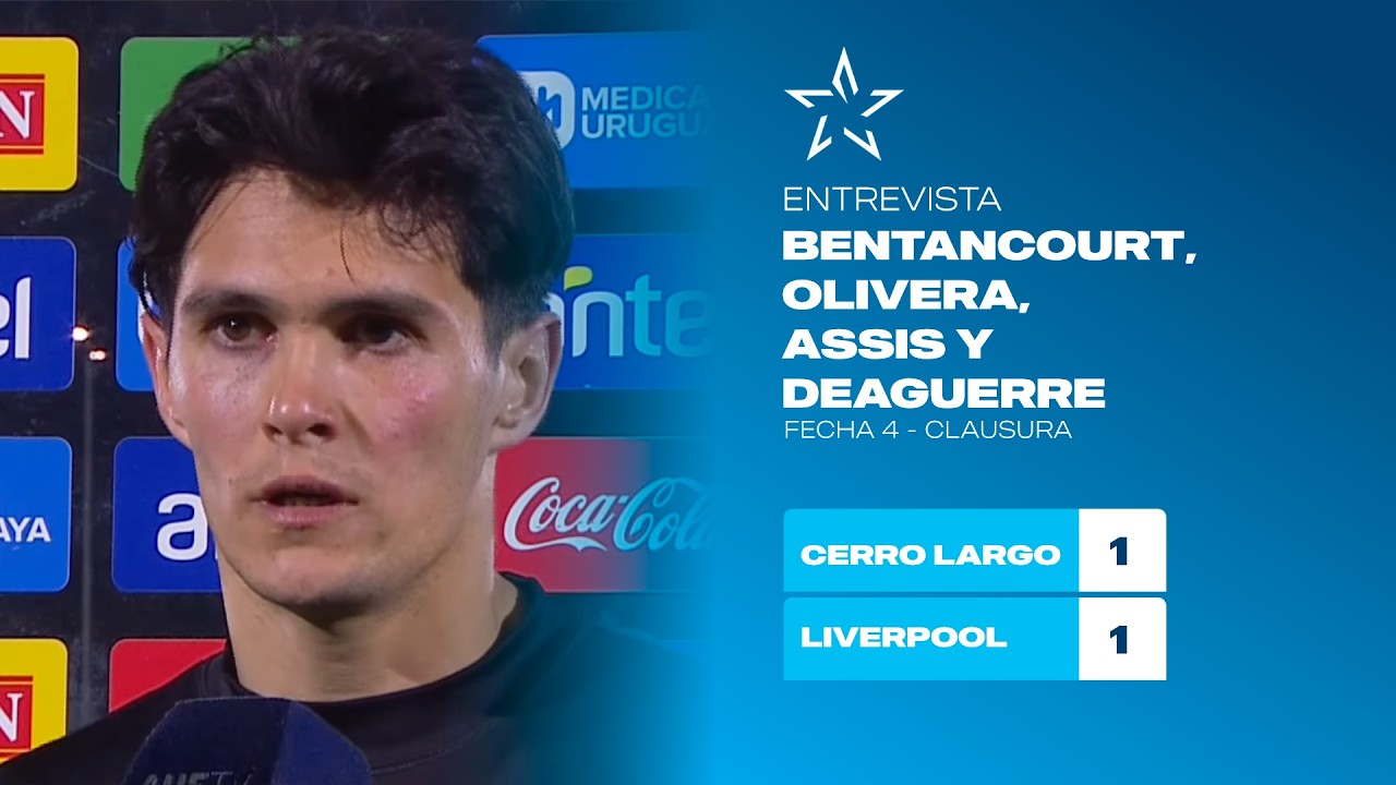 Nota con Bentancourt, Olivera, Assis y Deaguerre | Torneo Clausura 2026 | Liga AUF Uruguaya | #AUFTV