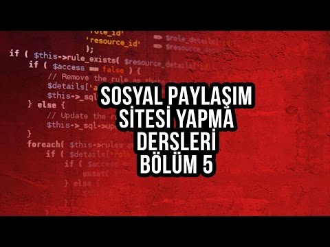 Üye Kayıt Sistemi - Sosyal Paylaşım Sitesi Yapma Dersleri - Eğitim Seti - Bölüm 5